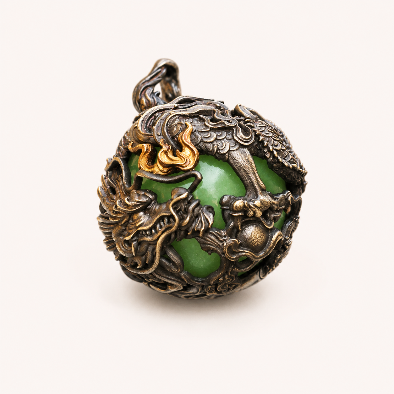 Dragon Pearl Inner Strength Necklace