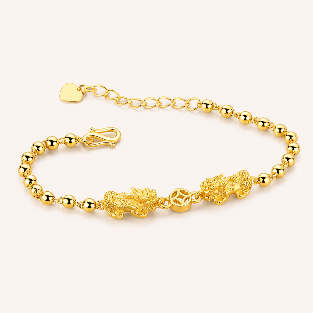 Antique Gold Pixiu Abundance Bracelet