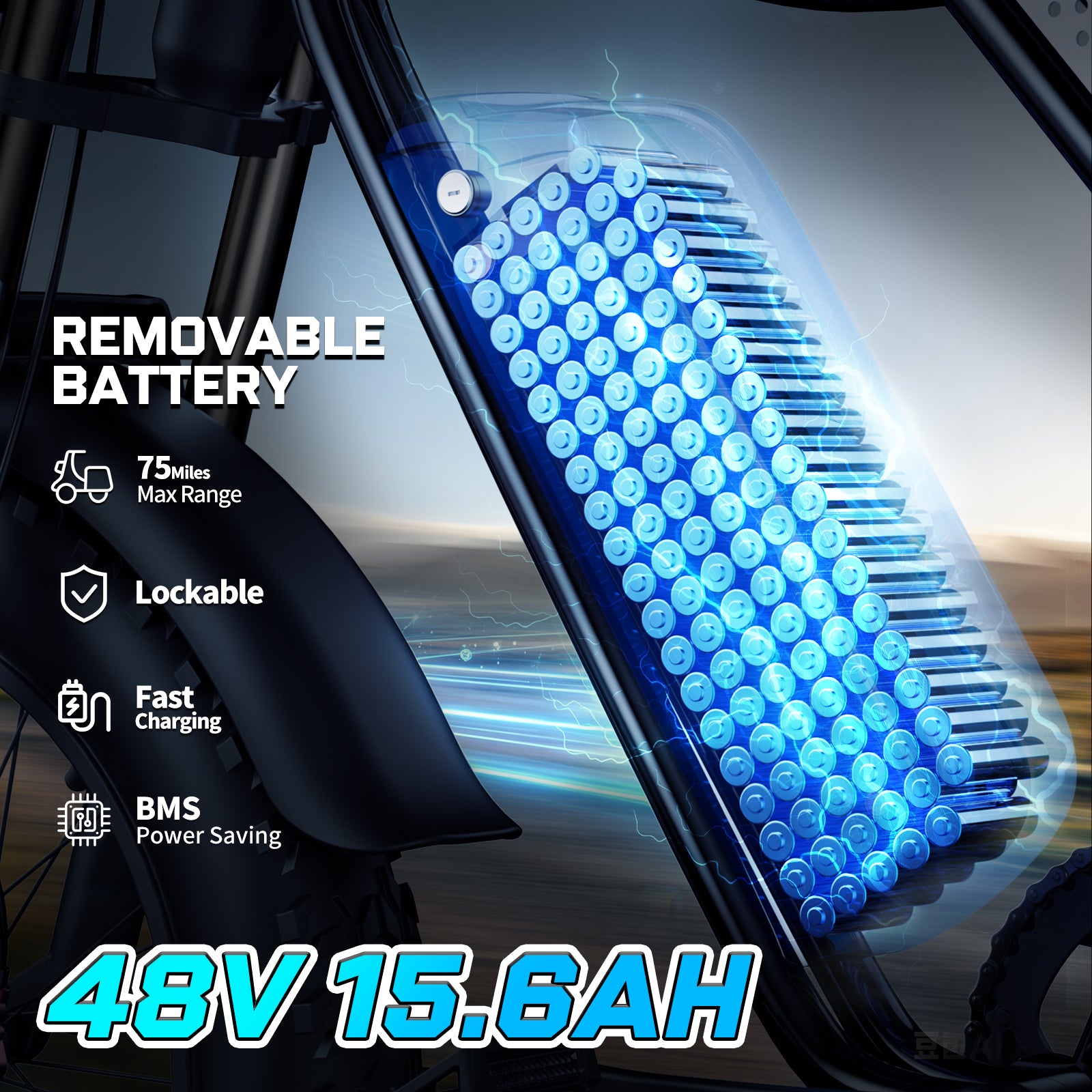 🔥YVY K20 Lite Fat Tire Electric Bicycle