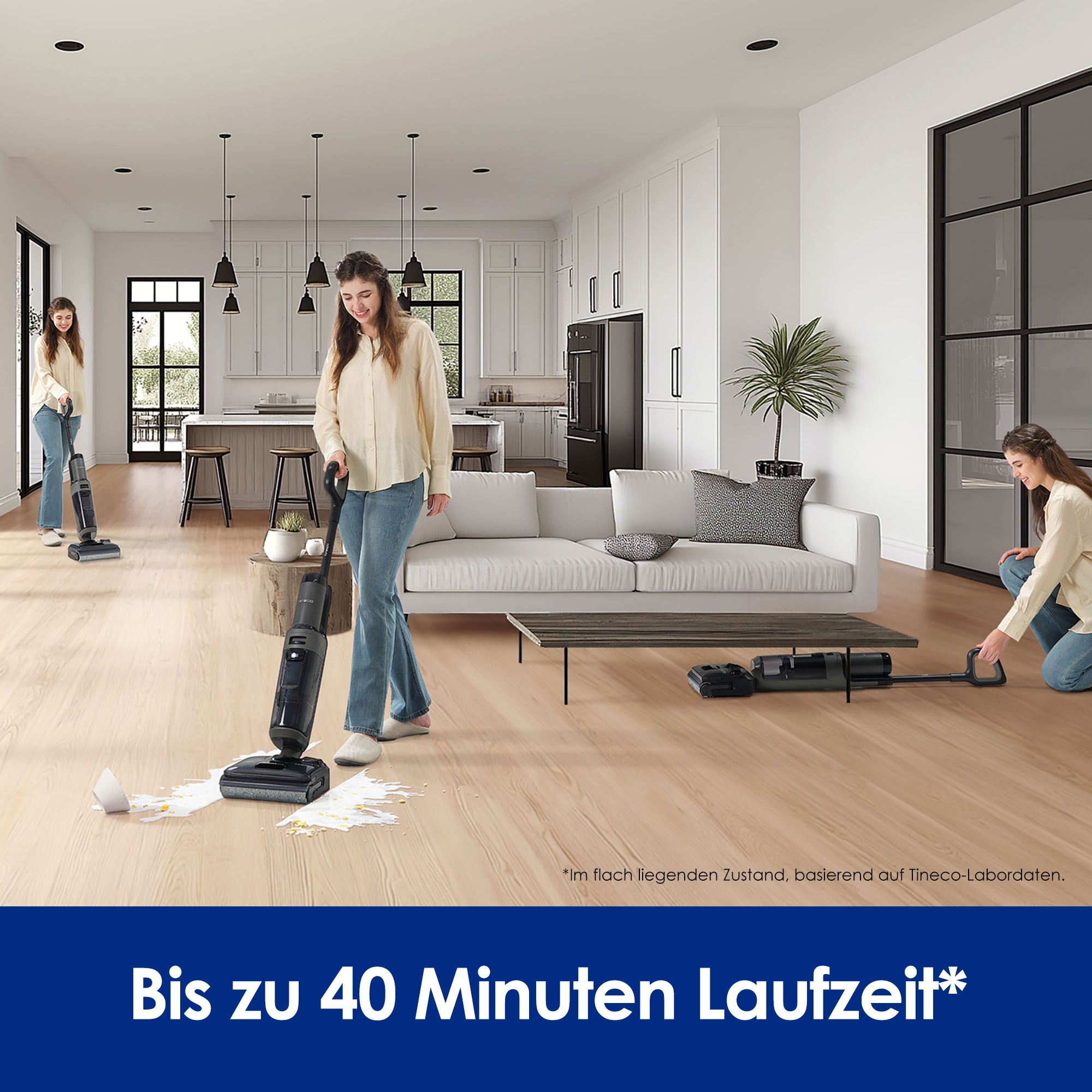 FLOOR ONE i6 Stretch Lavapavimenti e Aspirapolvere Senza Fili
