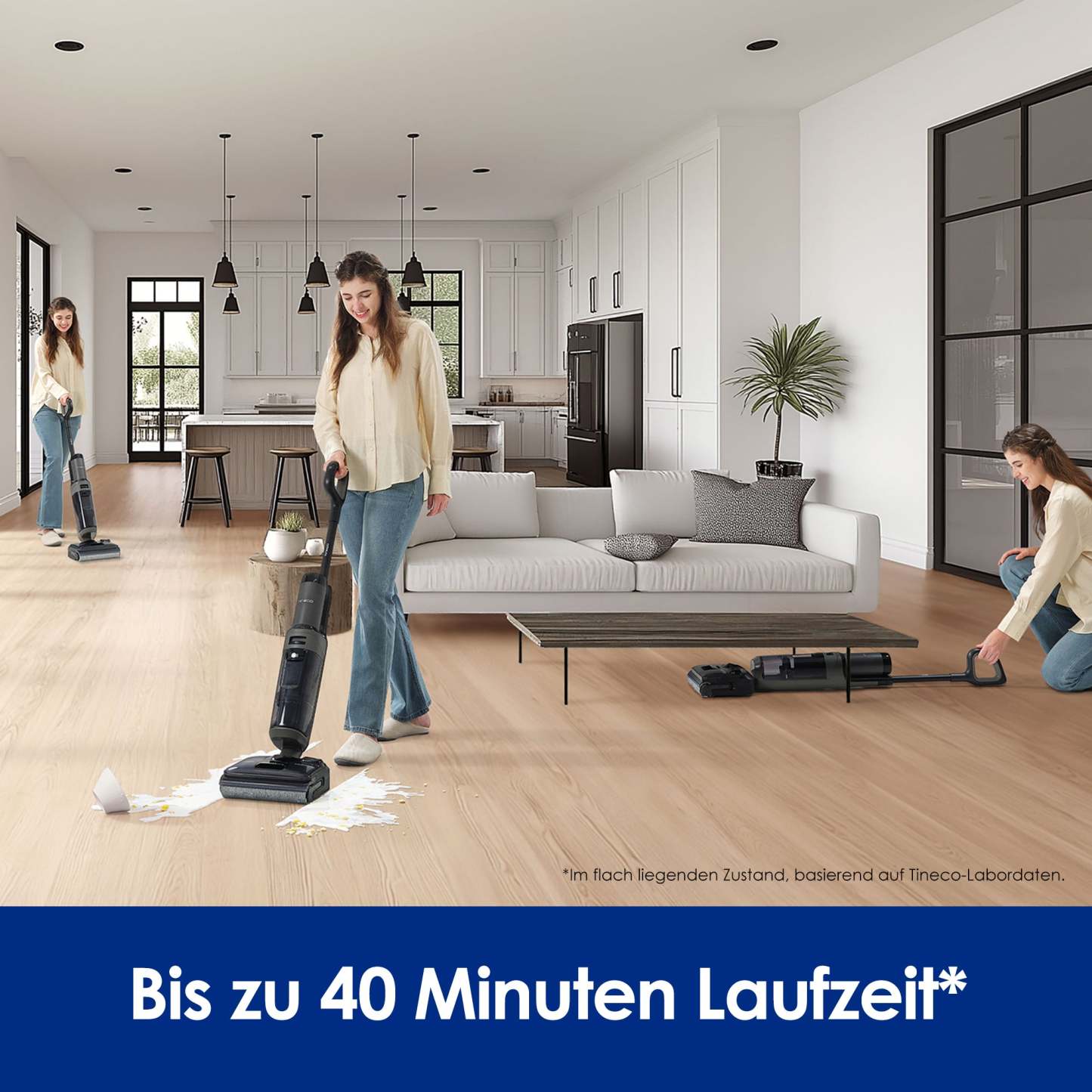 FLOOR ONE i6 Stretch Lavapavimenti e Aspirapolvere Senza Fili