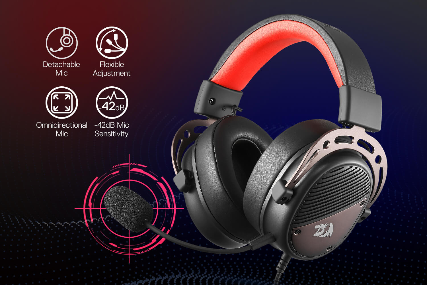 Redragon H730 USB Wired Gaming Headset