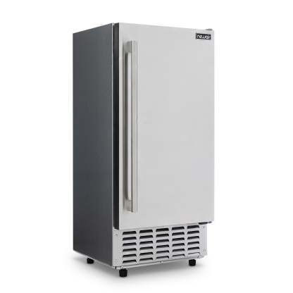 15” Undercounter Nugget Ice Maker, 66 lbs/day - Stainless Steel
