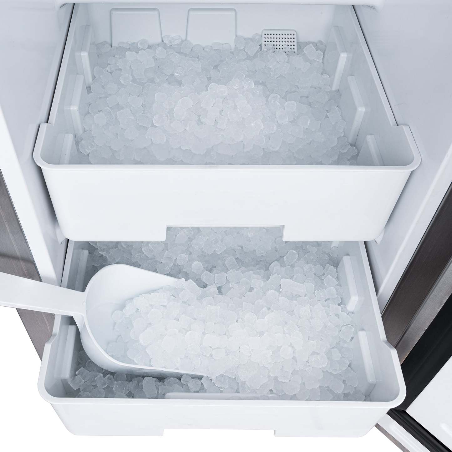 15” Undercounter Nugget Ice Maker, 66 lbs/day - Stainless Steel