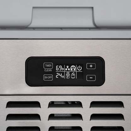 15” Undercounter Nugget Ice Maker, 66 lbs/day - Stainless Steel