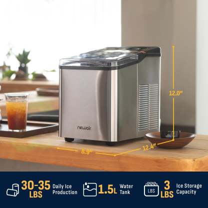 Nugget Ice Maker Countertop, 30-35 lbs in 24 hours