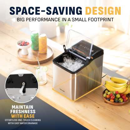 Nugget Ice Maker Countertop, 30-35 lbs in 24 hours