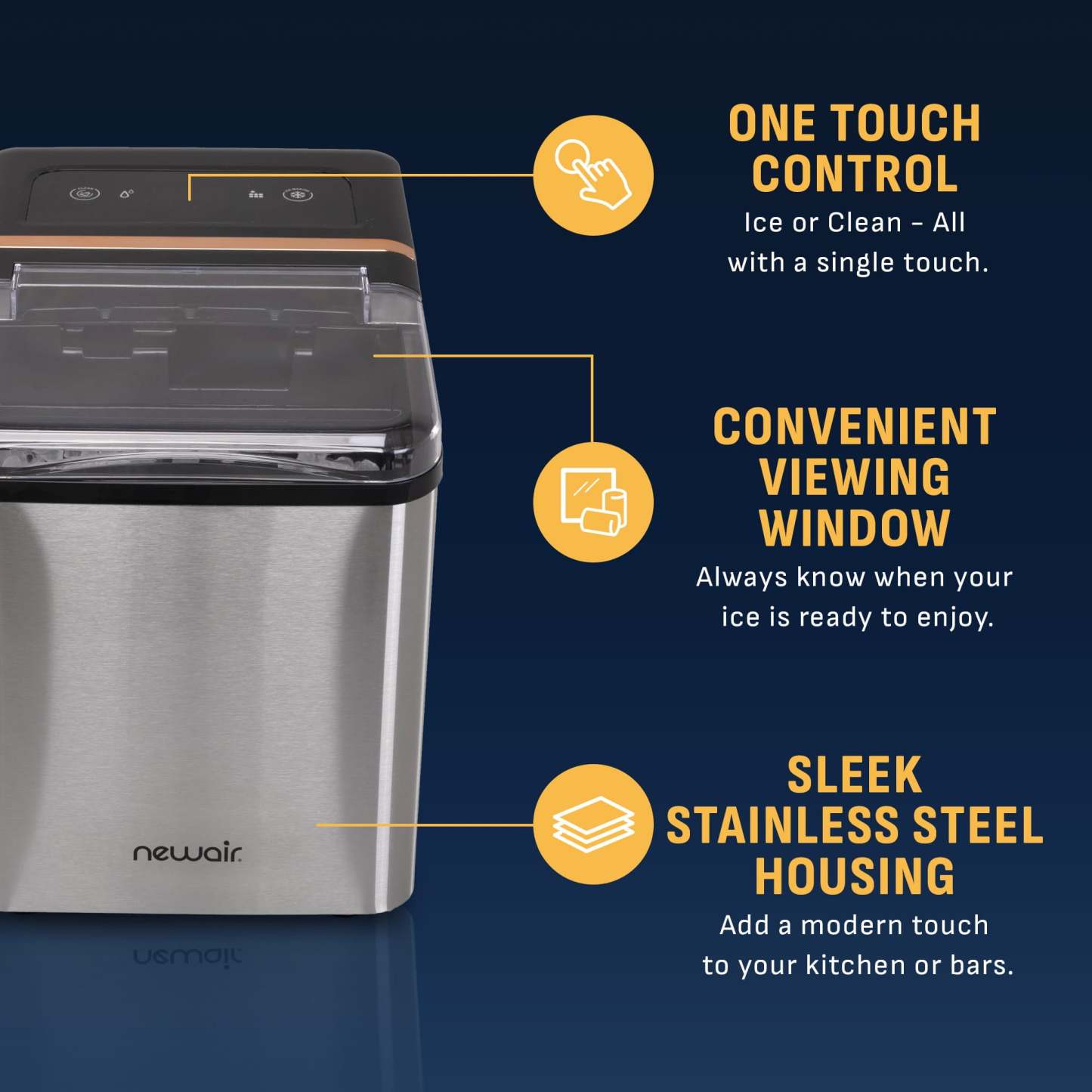 Nugget Ice Maker Countertop, 30-35 lbs in 24 hours