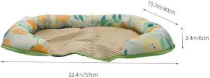 Pet Summer Sleeping Cooling Mat with Side Bolsters for Dogs And Cats