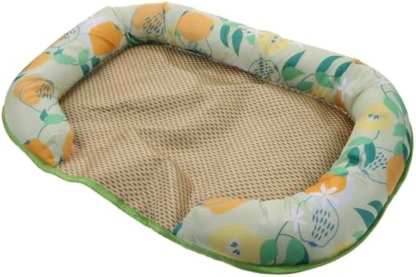 Pet Summer Sleeping Cooling Mat with Side Bolsters for Dogs And Cats