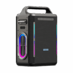 Powerology TWS Karaoke Speaker 200W With Mic And Remote - Silver - Image 3