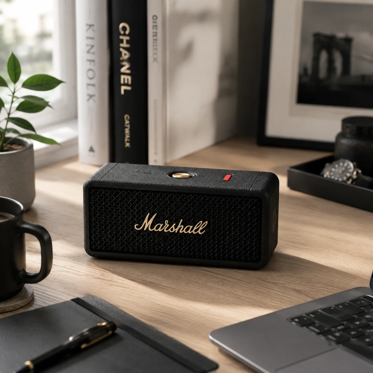 Marshall Emberton II Portable Speaker Black And Brass
