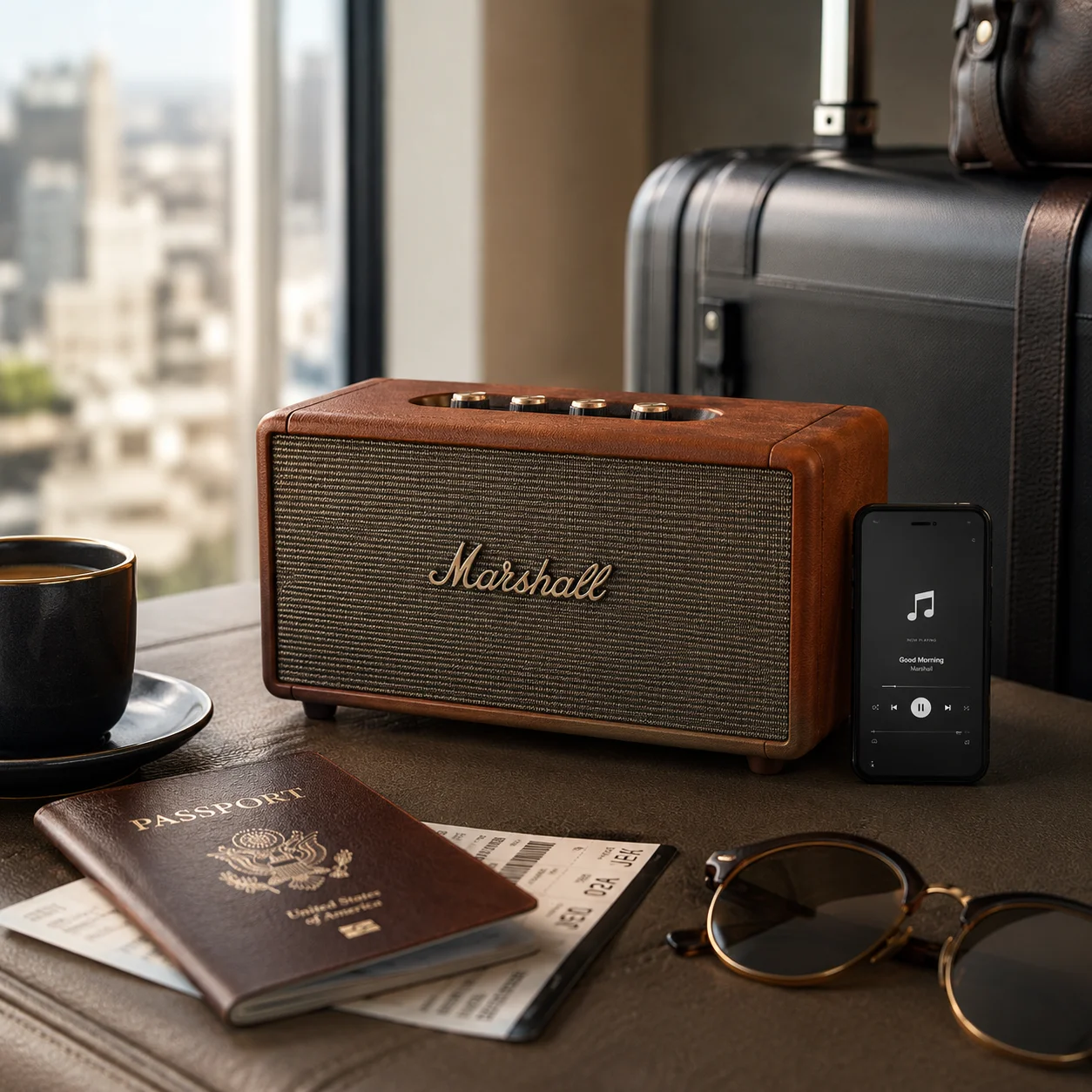 Marshall speaker stanmore iii brown