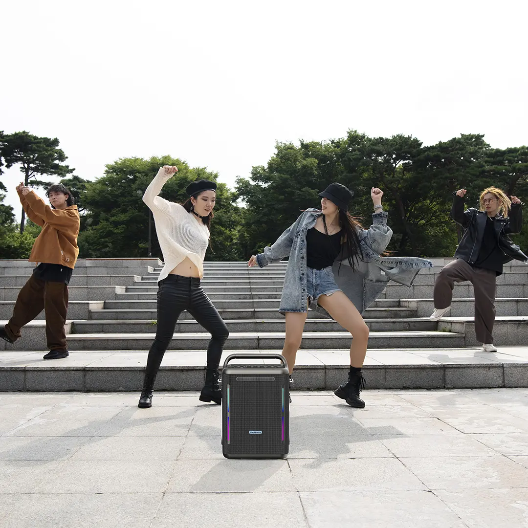 Powerology TWS Karaoke Speaker with microphone