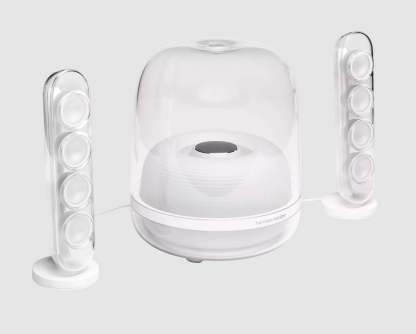 Restored  HKSOUNDSTICK4WAM-Z SoundSticks 4 Bluetooth Wireless 2.1 Speaker System, White (Refurbished)