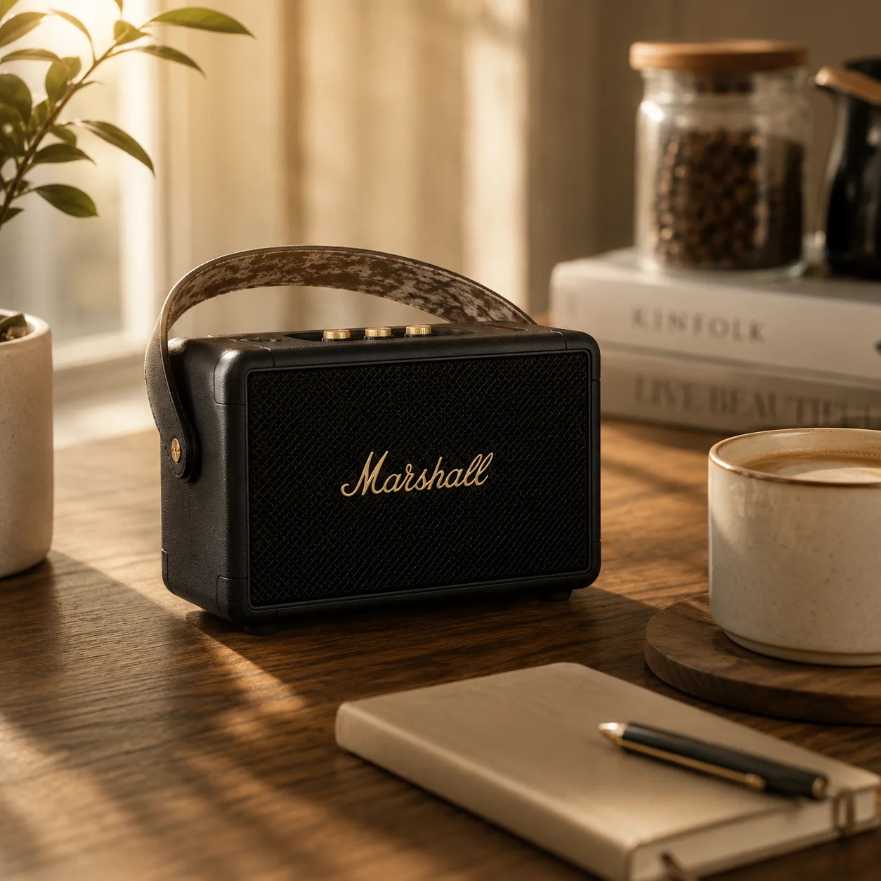 Marshall Kilburn BT II Portable Speaker Black And Brass