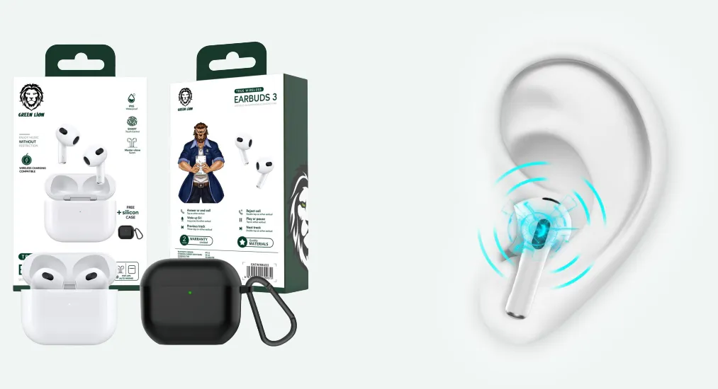 Green Lion Earbuds 3