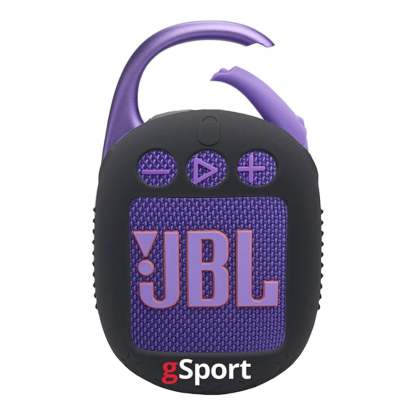  Clip 5 Ultra Portable Bluetooth Speaker with gSport Silicone Sleeve (Purple)