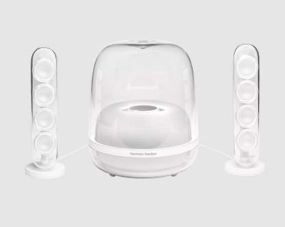 Restored  HKSOUNDSTICK4WAM-Z SoundSticks 4 Bluetooth Wireless 2.1 Speaker System, White (Refurbished)