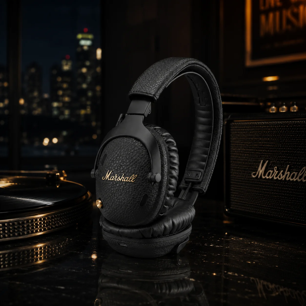 Marshall Monitor III Anc Headphones Black