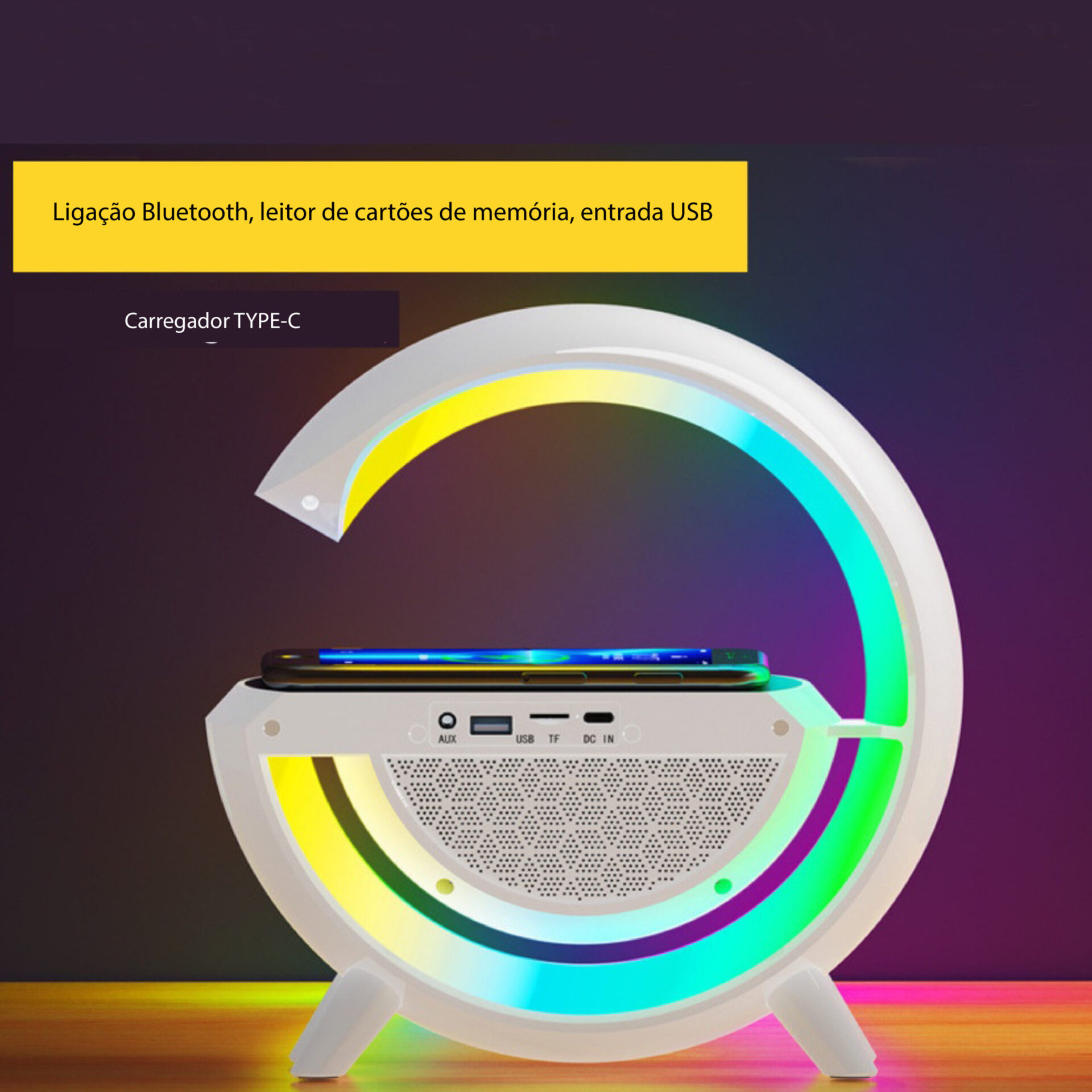 Candeeiro G-Lamp LED RGB