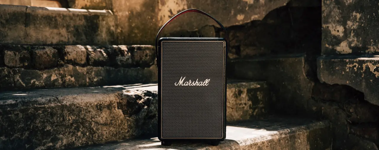 Marshall Tufton Black and Brass speaker
