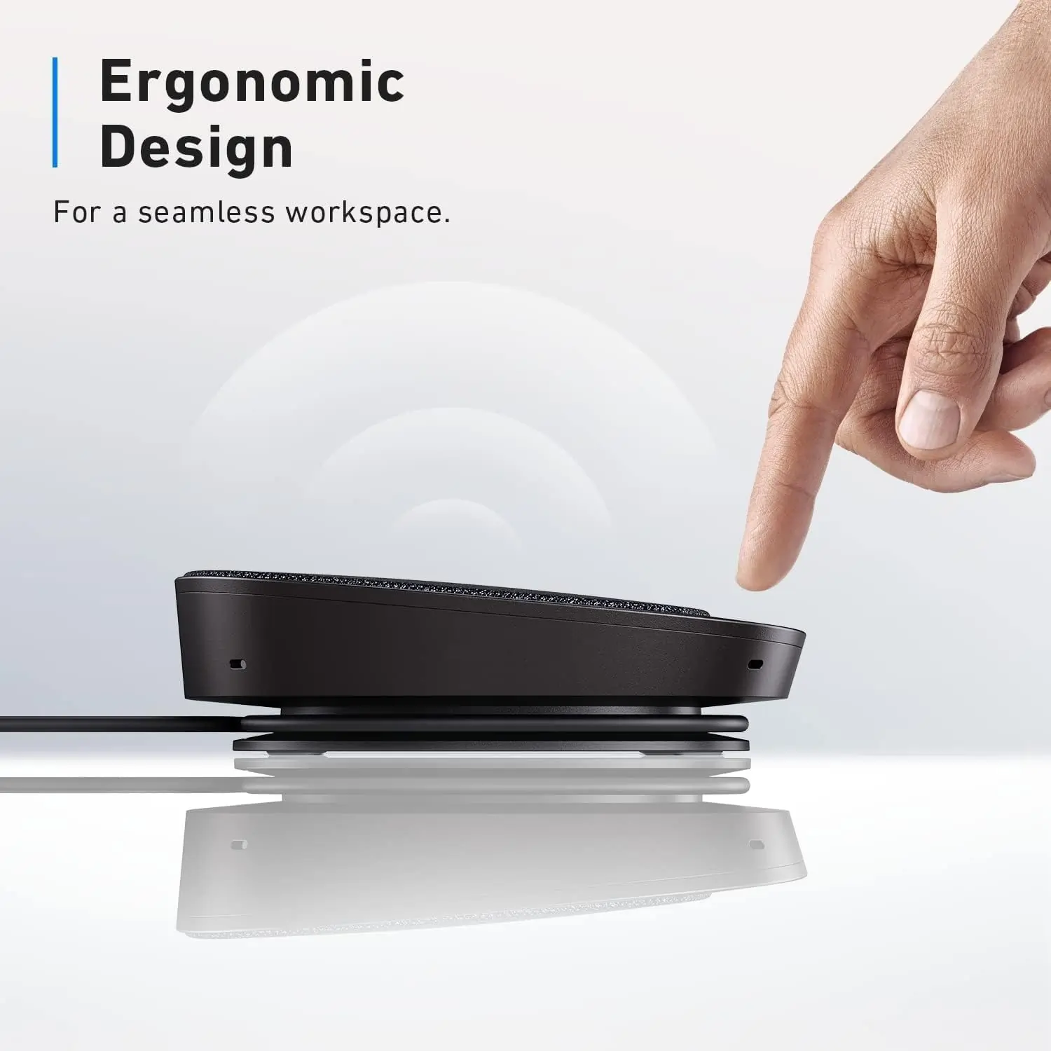 PowerConf S330 office speaker with USB adapter