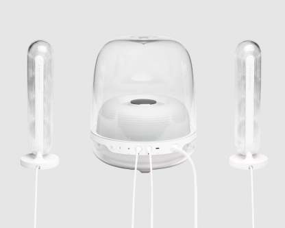 Restored  HKSOUNDSTICK4WAM-Z SoundSticks 4 Bluetooth Wireless 2.1 Speaker System, White (Refurbished)