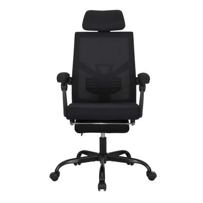 eclife Ergonomic Mesh Office Chair with Adjustable Lumbar Support & Footrest Beige