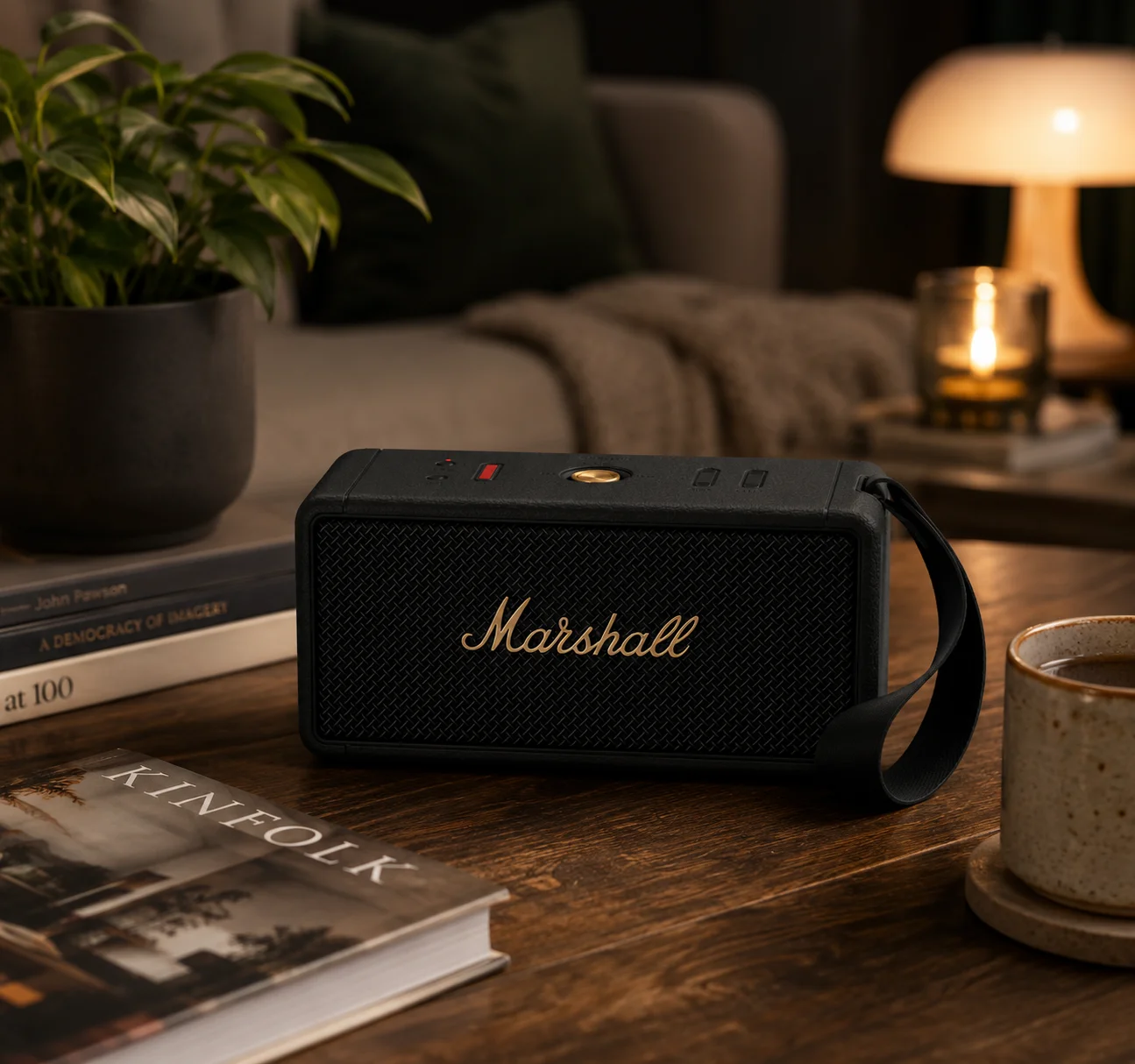 Marshall Middleton BT Speaker Black And Brass