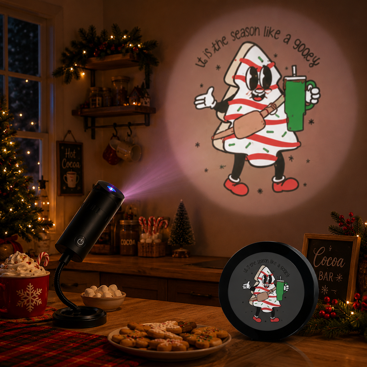 🎄 Christmas Limited Edition Projection Lenses Only – 6 Exclusive Festive Scenes