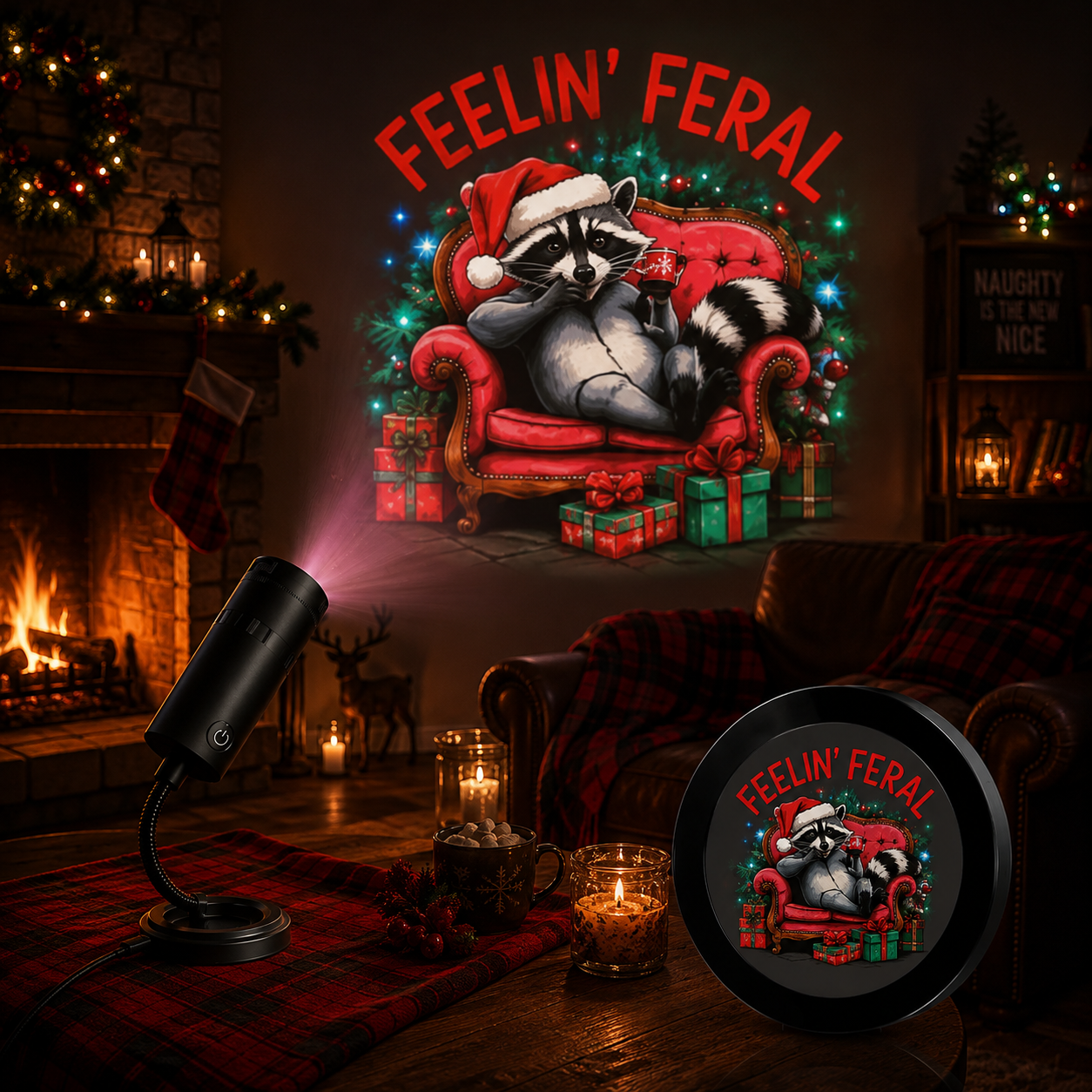 🎄 Christmas Limited Edition Projection Lenses Only – 6 Exclusive Festive Scenes