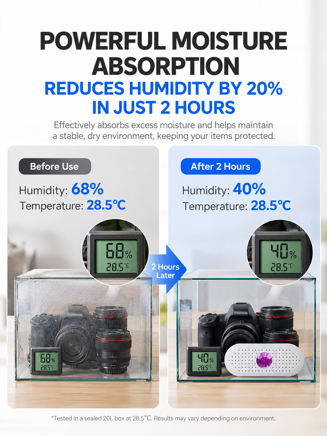 💧 DAMP WARDROBE? WET WINDOWS? MUSTY CORNERS? PULL THE MOISTURE OUT BEFORE IT TAKES OVER. 🔥 The Mini Reusable Household Dehumidifier Designed to Absorb Excess Moisture from Small Enclosed Spaces — Helping Keep Wardrobes, Bedrooms, Bathrooms, Cupboa