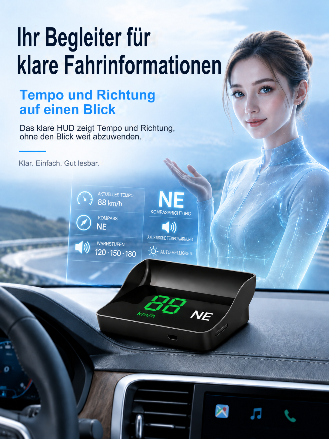 🛰️ Solar-HUD Navigation: Radarschutz & LiDAR-Nachtsicht! 🛡️