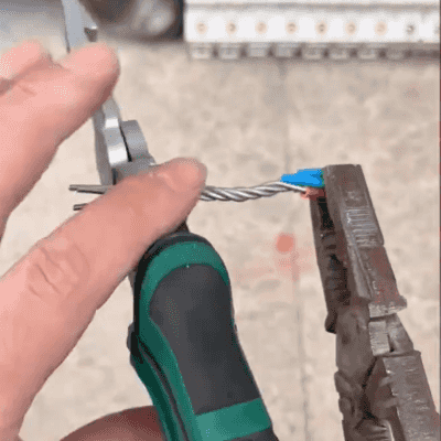 【All-in-One!】 Foldable Voltage Tester, Screwdriver, and Wire Stripper.
