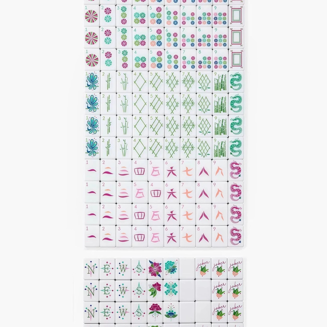 玫红色美式麻将