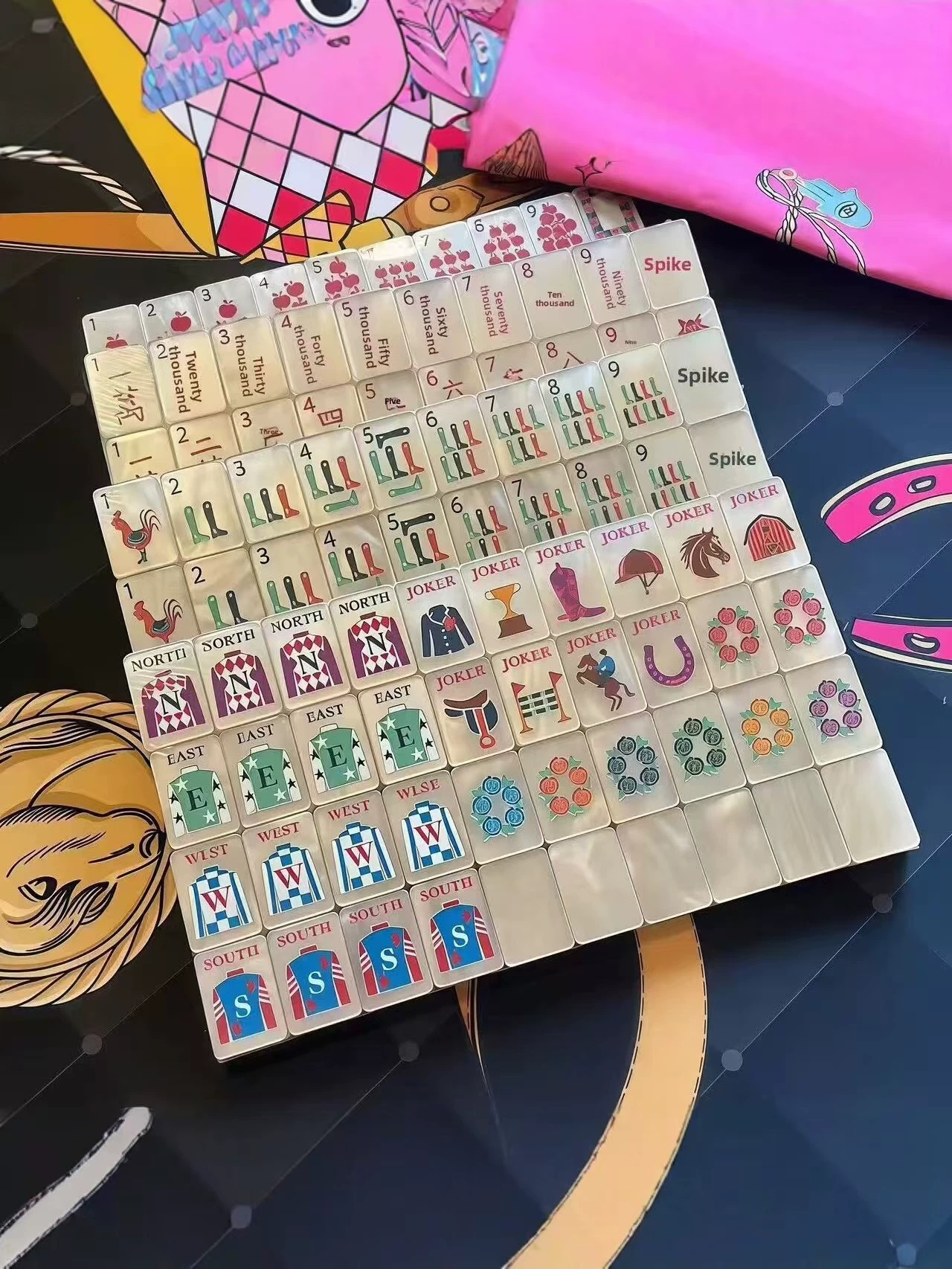 透明马术款美式麻将