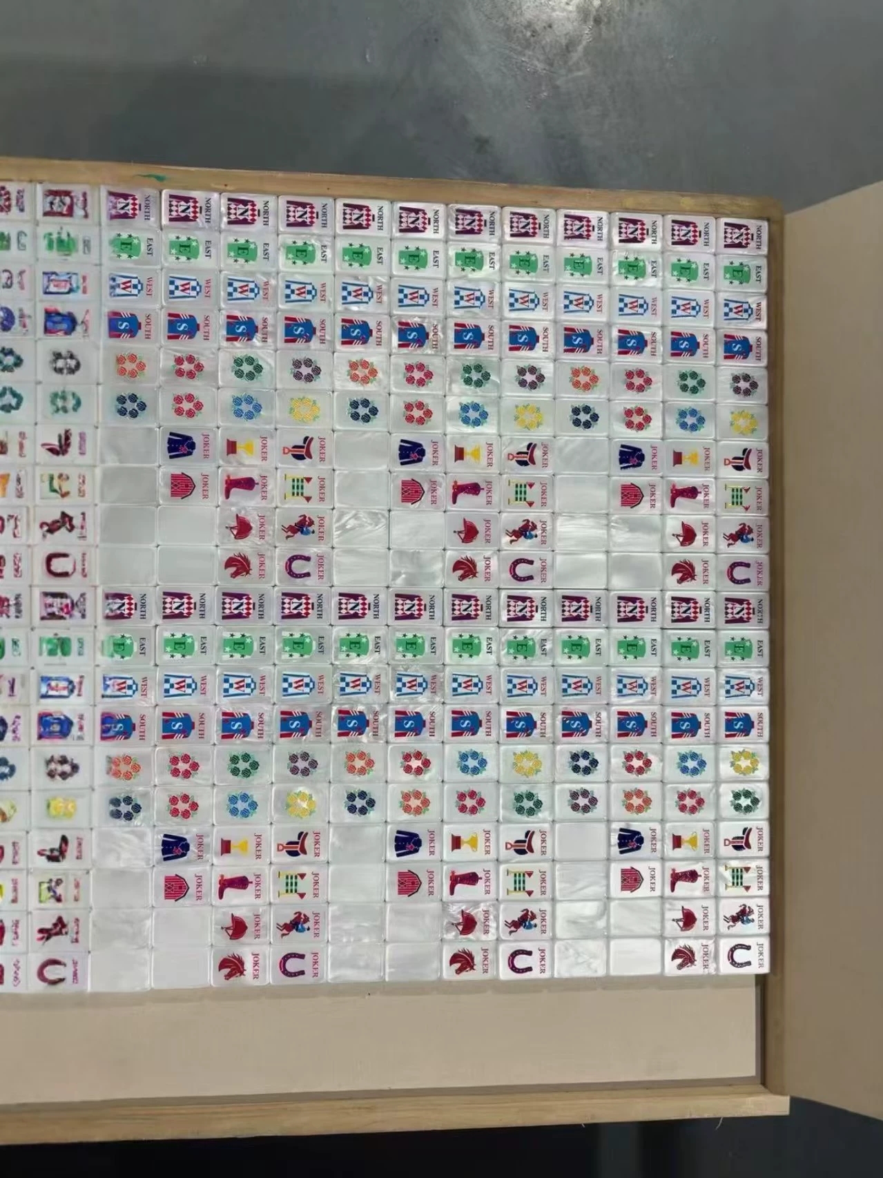 透明马术款美式麻将