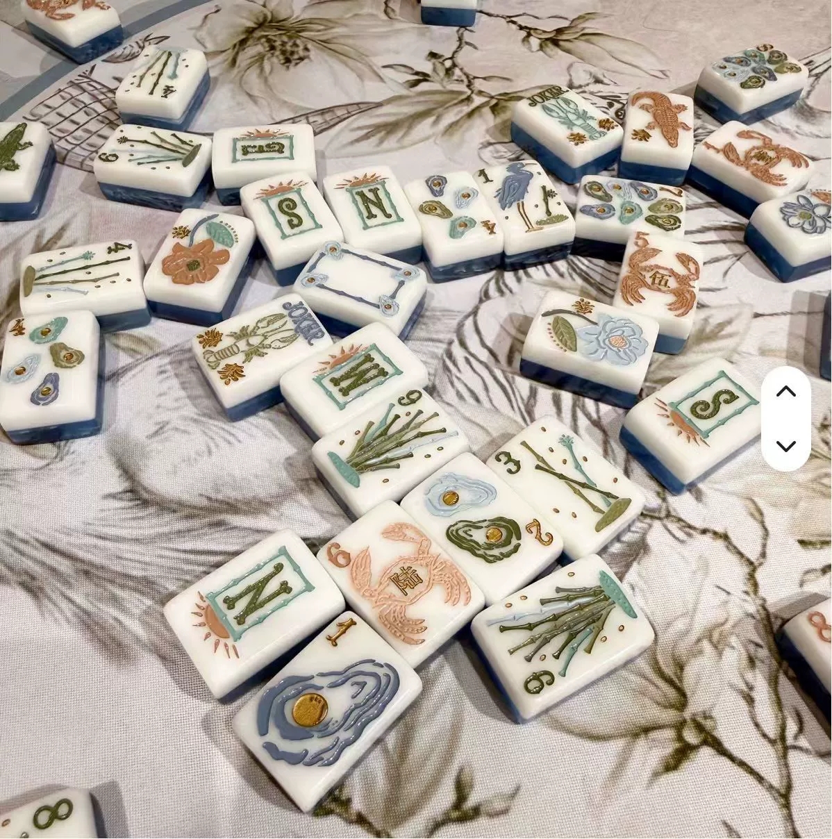 蓝色海洋中式麻将