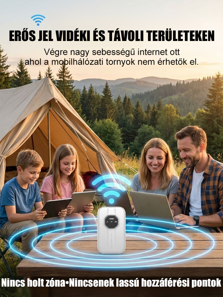【Világszintű lefedettség, élethosszig tartó ingyenesség】Műholdas Wi-Fi router villámgyors és stabil netet ad!