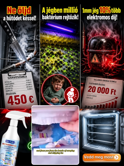 Jégoldó spray másodpercek alatt eltávolítja a jeget!