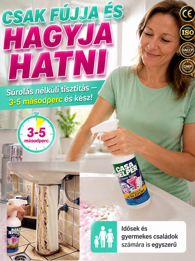 ✅ Felejtsd el a kemény vízkövet és a súrolást! Pink aktív hab WC-hez és csempéhez