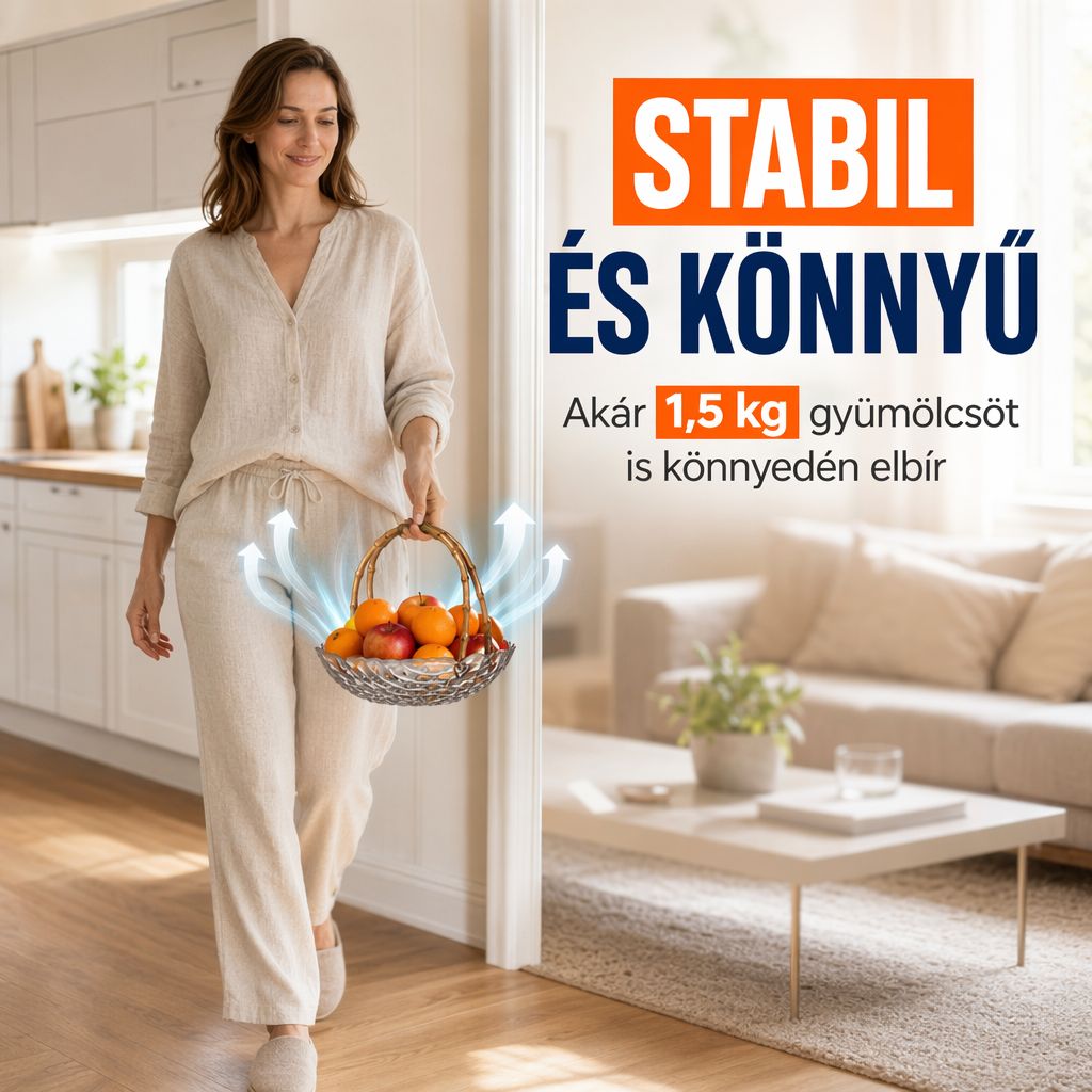 Kifinomult rattan szövet mintás üveg hordozható gyümölcskosár