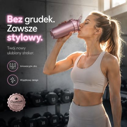 Beastmode shaker do białka z bananową skalą do ćwiczeń