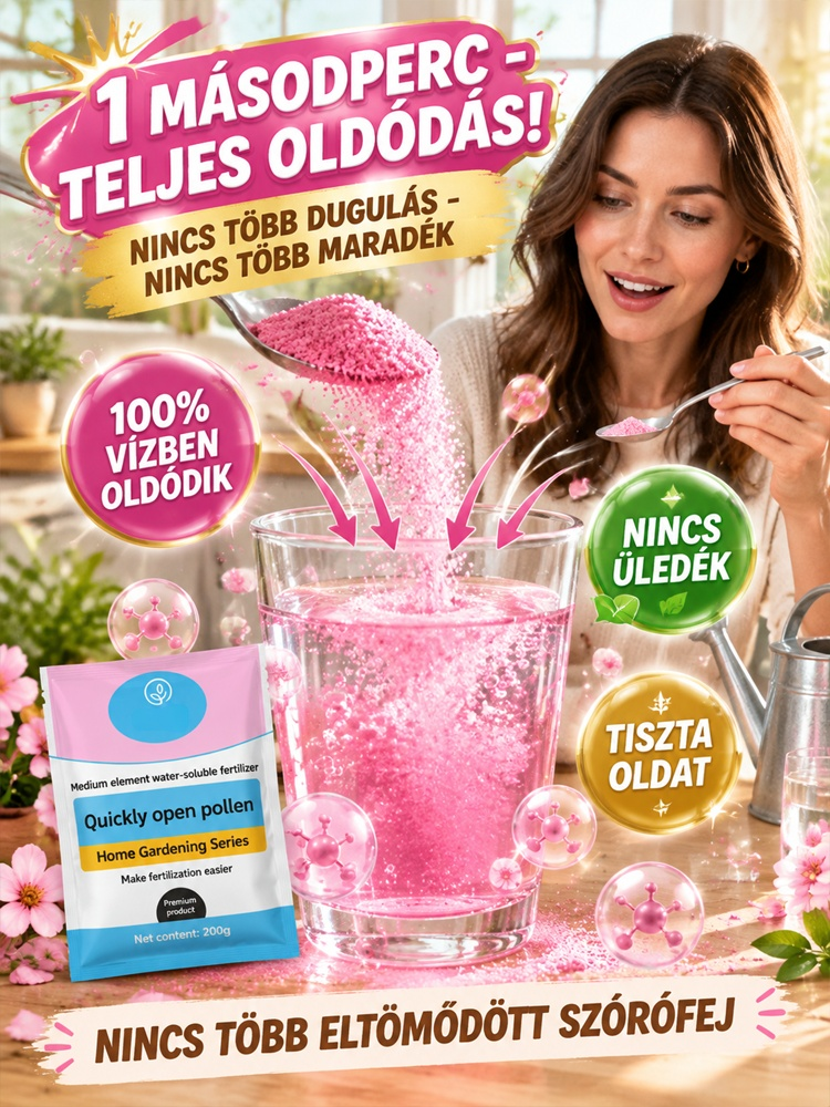 Villámgyors gyökereztető prémium formula – azonnal beindítja a növekedést és virágzásba hozza a növényeket!