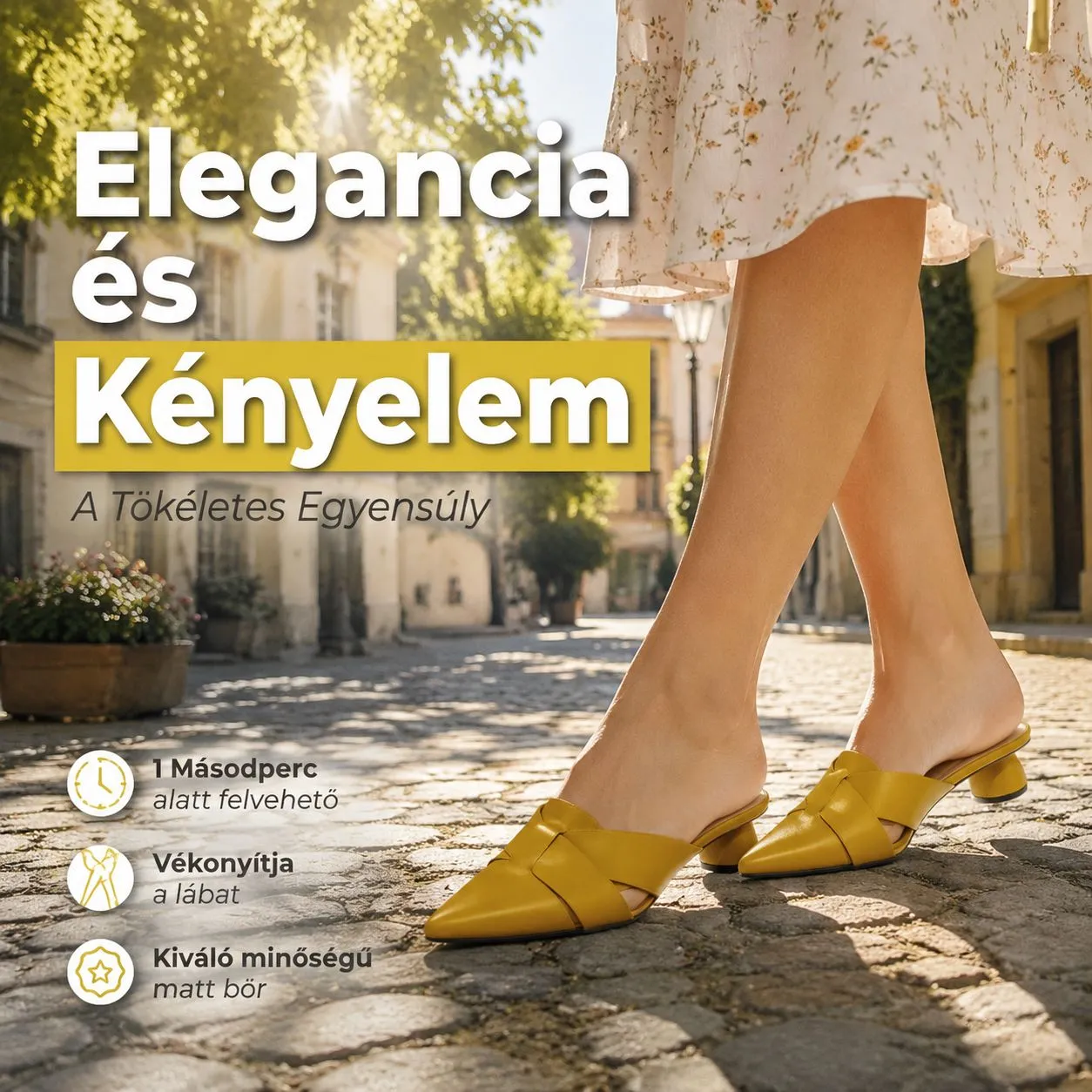 Elegáns papucsok