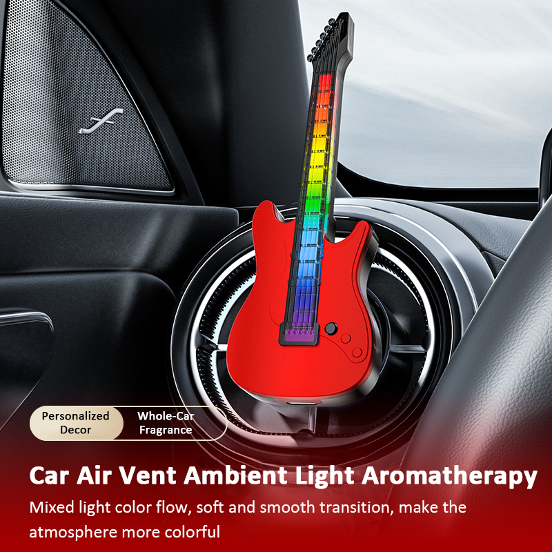 Car perfume RGB voice-controlled music rhythm light