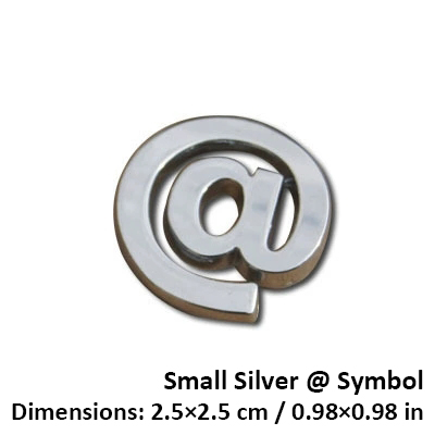 Metal car English letter car stickers personalized modification