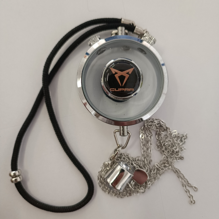 Car perfume bottle with logo
