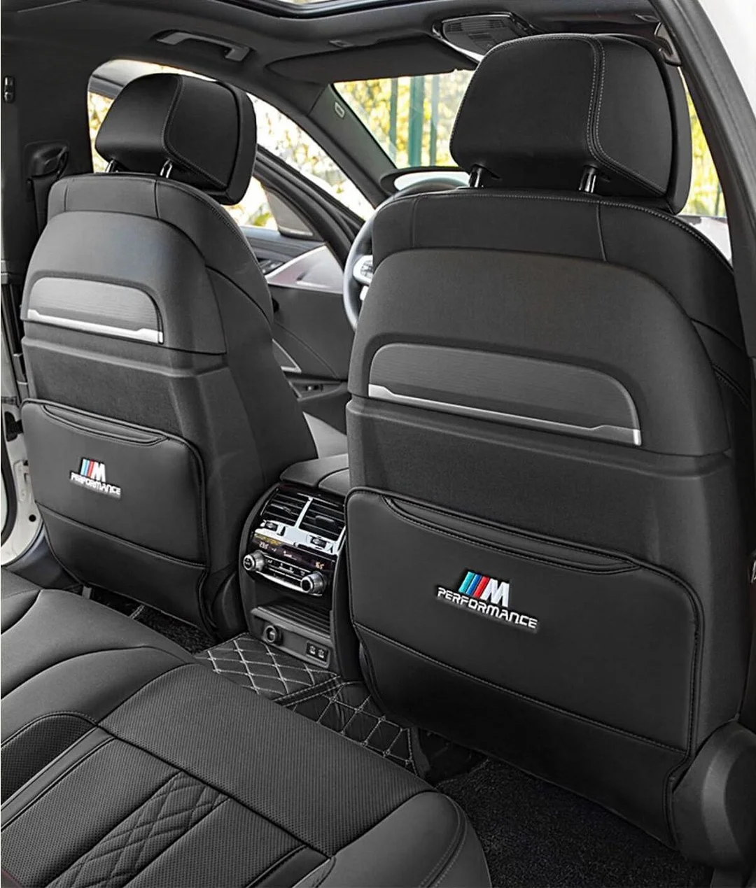 🔥Hot sale🔥Car half bag leather storage anti-dirty anti-kick pad(2PC)